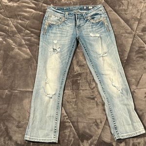 Miss me cropped jeans size 29